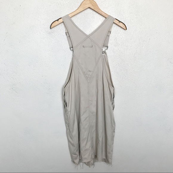 Gap Cream Overall Dress Size S - Picture 7 of 10